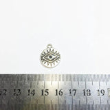 20pcs 16mm Eye Coin Zinc Alloy Charms Wholesale Jewelry DIY