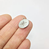 20pcs 13mm Zinc Alloy Tiny Hexagram Necklace Earring Bracelet DIY