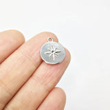 20pcs 13mm Zinc Alloy Tiny Hexagram Necklace Earring Bracelet DIY