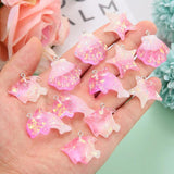 10pcs Glitter Marine Life Resin Charms for Necklace Bracelet Earring Making