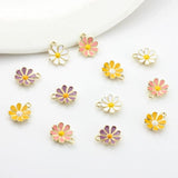 Mini Flowers Charms 10pcs/lot for Jewelry Making