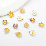 Mini Flowers Charms 10pcs/lot for Jewelry Making