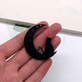 10pcs/pack Acrylic Moon Star Cat Charms for DIY Jewelry Making