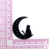 10pcs/pack Acrylic Moon Star Cat Charms for DIY Jewelry Making