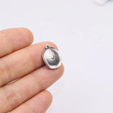 5pcs 13mm Stainless Steel Sun Coin Pendant DIY Jewelry Making Unfading