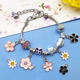 20pcs Mix KC Alloy Enamel SunFlower Charm for Jewelry Making DIY