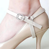 PU Leather High Heel Straps Shoe Accessory Elastic Band