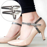PU Leather High Heel Straps Shoe Accessory Elastic Band