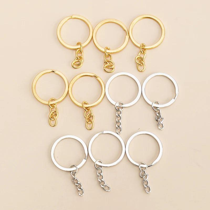 20pcs Mixed Jump Ring Split Jump Rings DIY Keyring Keychain Jewelry