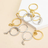 20pcs Mixed Jump Ring Split Jump Rings DIY Keyring Keychain Jewelry