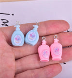 10pcs 3D Shower Gel Resin Dollhouse Charms for DIY Jewelry Making
