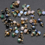 Natural Stone Lapis Lazuli Pendant Charms for Jewelry Making