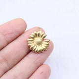 5pcs 20mm Stainless Steel Daisy Flower Charms Pendant for DIY Jewelry 2 Colors