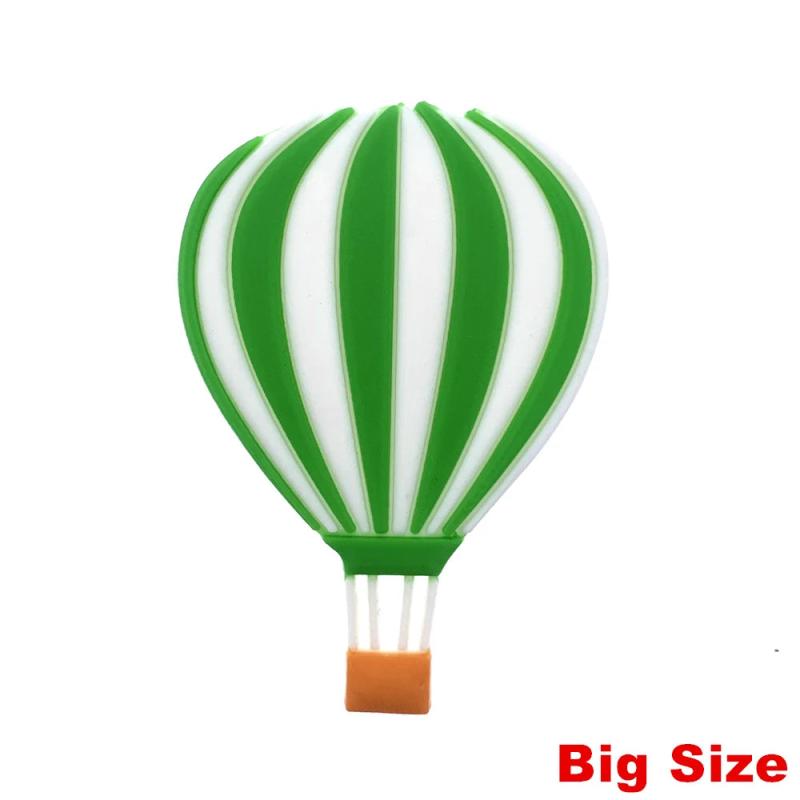 10PCS Silicone Hot Air Balloon for DIY Pendant Jewelry Scrapbook