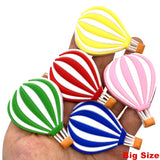 10PCS Silicone Hot Air Balloon for DIY Pendant Jewelry Scrapbook