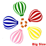 10PCS Silicone Hot Air Balloon for DIY Pendant Jewelry Scrapbook