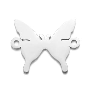 Double-sided Mirror Polished Butterfly Pendant Accessory