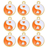 20pcs Enamel Heart Charm for Jewelry Making Necklace Bracelet Pendants