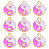 20pcs Enamel Heart Charm for Jewelry Making Necklace Bracelet Pendants