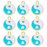 20pcs Enamel Heart Charm for Jewelry Making Necklace Bracelet Pendants