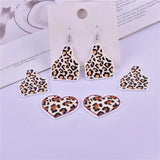 10pcs Cowboy Leopard Heart Acrylic Charms Pendant Jewelry Craft DIY