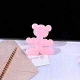10pcs Colorful Animal Balloon Bear Resin Charms DIY Jewelry Making
