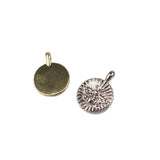 20pcs Bee Plated Women's Girls Zinc Charms Pendant DIY Necklace