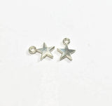 20pcs 10mm Polished Star Beads for Necklace and Bracelet DIY in 2 Colors