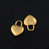 5Pcs Love Pad Lock Pendant Charms for Jewelry Making