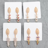 18k Plated Rhodium Stud Earring DIY Jewelry Making 10pcs/lot
