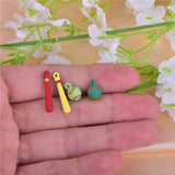 10pcs Baseball Bat Ball Charms DIY Jewelry Making Accessories
