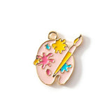 Cartoon Palette Charm for DIY Jewelry Making