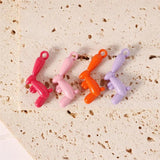 10pcs Cartoon 3D Balloon Rabbit Charms Pendant DIY Jewelry Making