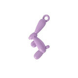 10pcs Cartoon 3D Balloon Rabbit Charms Pendant DIY Jewelry Making