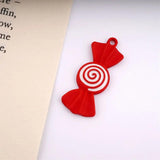 10pcs Red Sweets Candy Charm for DIY Necklace Earring