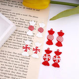 10pcs Red Sweets Candy Charm for DIY Necklace Earring