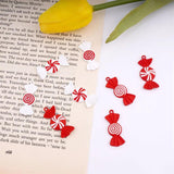 10pcs Red Sweets Candy Charm for DIY Necklace Earring
