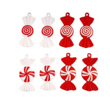 10pcs Red Sweets Candy Charm for DIY Necklace Earring