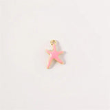 10pcs Nautical Starfish Charm DIY Jewelry Making Accessories