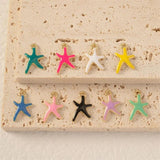 10pcs Nautical Starfish Charm DIY Jewelry Making Accessories