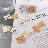 10pcs Bear Charm For DIY Necklace Earring Keychain Animal Charms