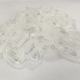 50pcs Frosted Acrylic Resin Handbag Chain Strap 27*17mm