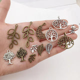 20pcs Alloy Tree Of Life Charms for DIY Necklace Earrings