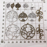 20pcs Alloy Tree Of Life Charms for DIY Necklace Earrings