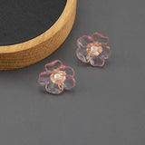 6pcs/lot 18k Plated Nickel Free Copper Zircon Earring Accessories