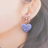 6pcs/lot 18k Plated Nickel Free Copper Zircon Earring Accessories