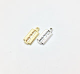 20pcs Tiny Shaving Blade Zinc Alloy Charms Pendant DIY Necklace
