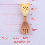 10Pcs Cartoon Spoon Fork Charms for Jewelry Making Resin