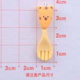 10Pcs Cartoon Spoon Fork Charms for Jewelry Making Resin