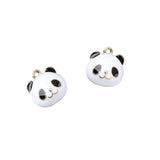 10pcs/Kit DIY Jewelry Dripping Alloy Pendant Panda Head Pearl Cat Shape Charms